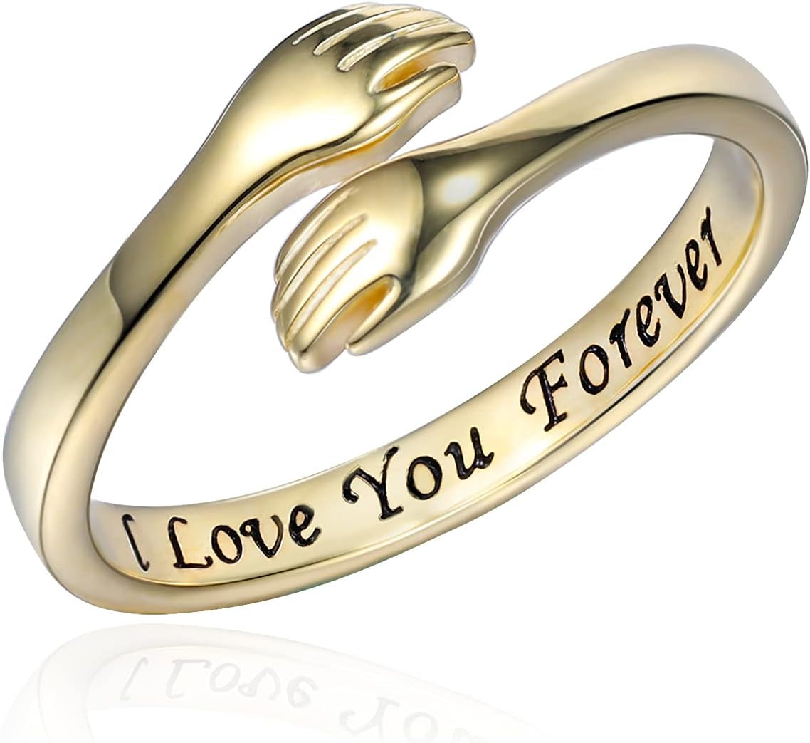 Gold Ever hugging ring 